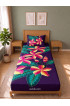 Hand Painted Rayon Bedsheet Set Single Size